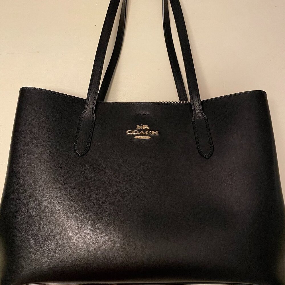 Leather laptop bag - 16"